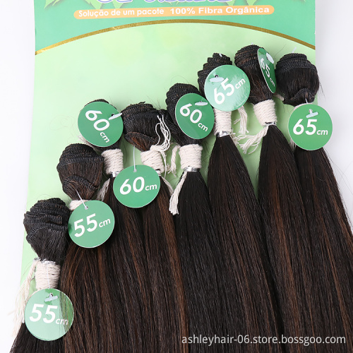 Julianna Synthetic Hair Pack 30 Inch Straight High Quality Heat Resistant Japanese Premium Fibre Synthetic Hair Weave Bundles